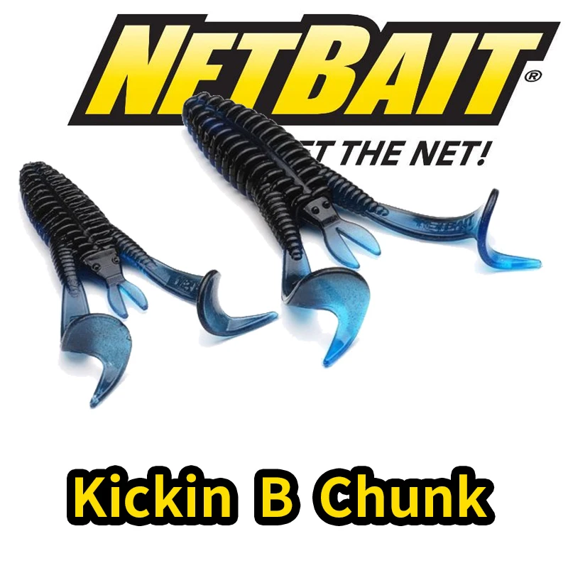 

Импортированные Соединенные Штаты приманки NETBAIT Kickin B Chunk Road, мягкий джиг-червь, приманка для окуня на ноге лягушки.