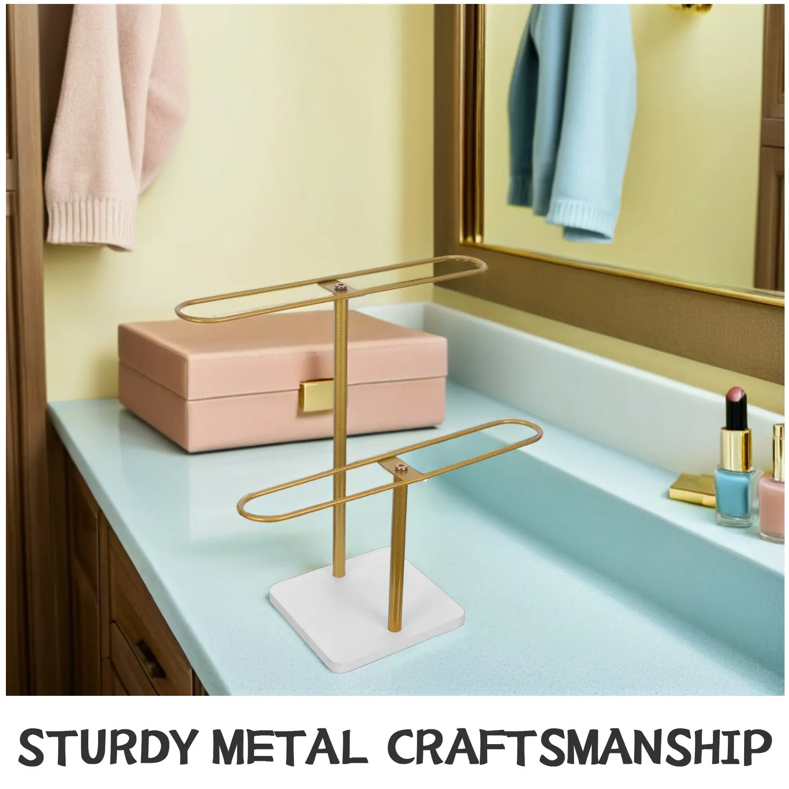 Metal Sunglasses Organizer Stand Multi-Layer Eyeglass Holder for Desktop Glasses Storage Rack Eyewear Display Eyeglass Stand