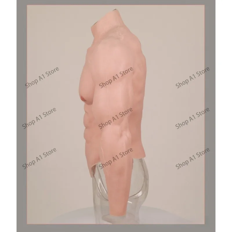 4th Gen European Silicone Fake Muscle Suit, Realistic Macho Muscle Cosplay Costume