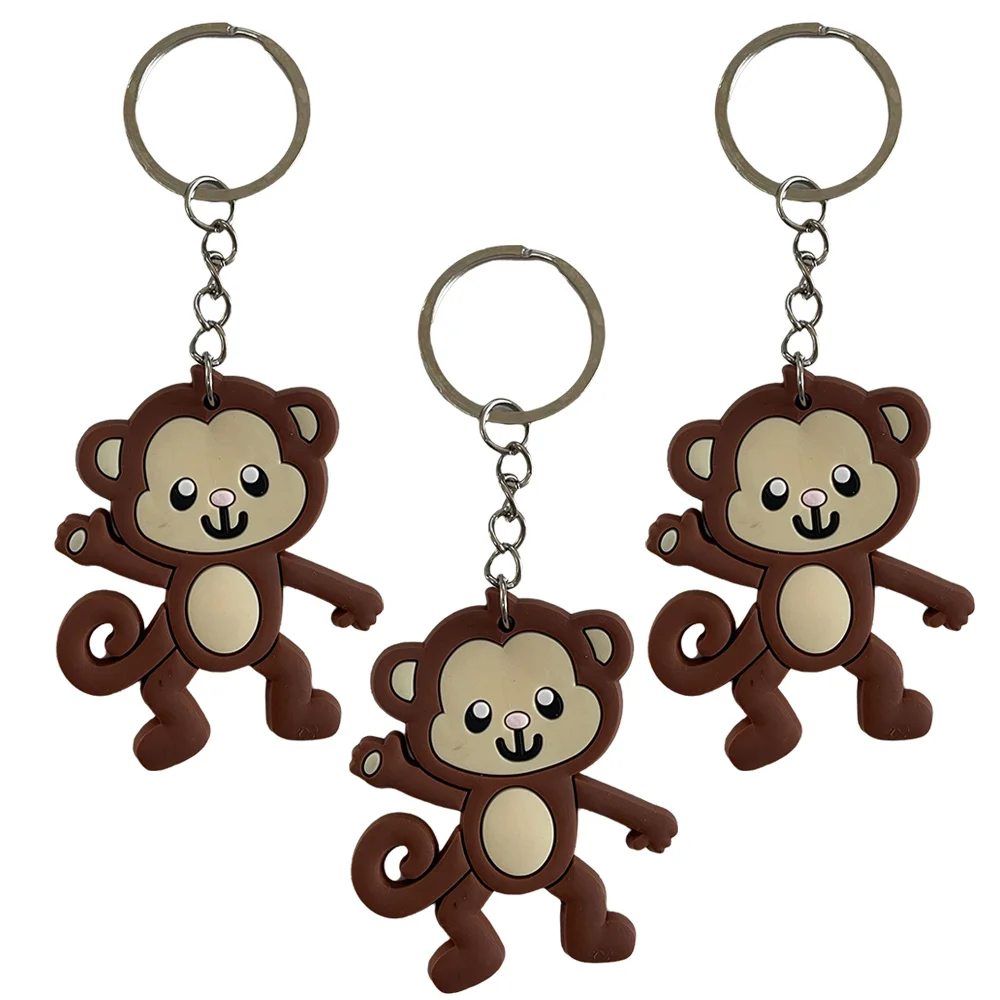 

Cute Monkey Keychains Party Favors for Wild Animal Party Jungle Zoo Safari Animal Party Birthday Party Return Gifts