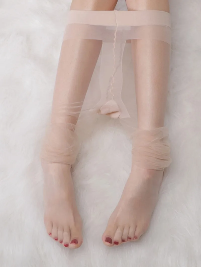 DOIAESKV Hohe Taille Ultra Sheer 0D Damenstrumpfhose Atmungsaktive elastische Strumpfhose Sexy Schlankheitsstrümpfe mit Sonnenschutz – Detail 2