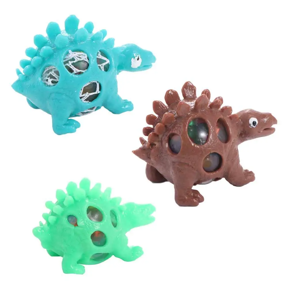 Dinosaur Dinosaur Mesh Ball Grape Toys Squeezing Ball Mesh Ball Vent Dinosaur Grape Ball Hand Fidget Extrusion