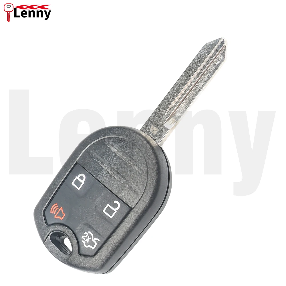 Leo FCC:CWTWB1U793 315/433MHz 4D63chip 3-4-5button blade:HU101/FO38 Cuttable car key For  Ford EDGE Flex Explorer Taurus Mustang