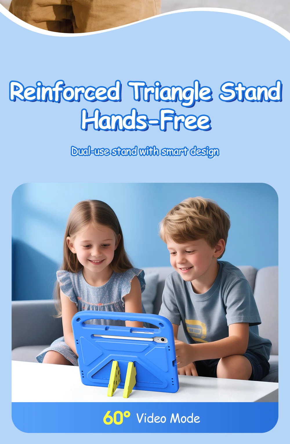 DUXDUCIS stoßfeste EVA-Hülle für Kinder für Samsung Galaxy Tab S11/S10 Lite/S9 FE/S8 11 Zoll Tab A9 8.7 A11 Plus Anti-Drop-Ständer-Abdeckung – Detail 8