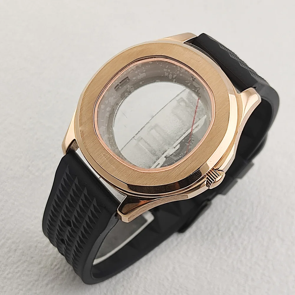 42.2mm case with 22mm diamond-grained watch strap suitable for NH35/36 miyota 8215 movement men's watch accessories.