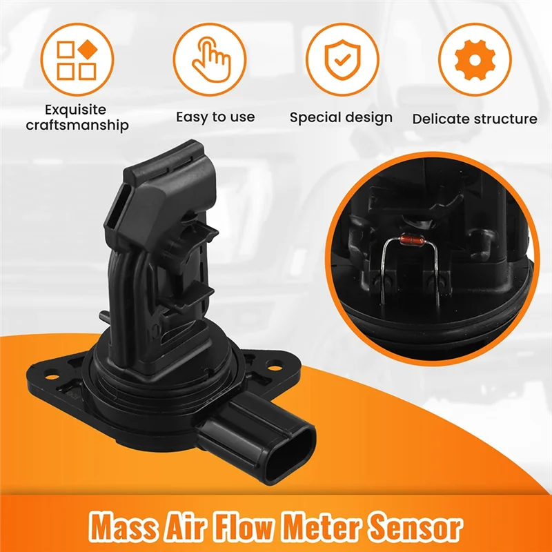 

Mass Air Flow Meter MAF Sensor 22204-30030 197500-0030 For Toyota Corolla Yaris Hybrid Land Cruiser 2.0L 2018-2019-AU62