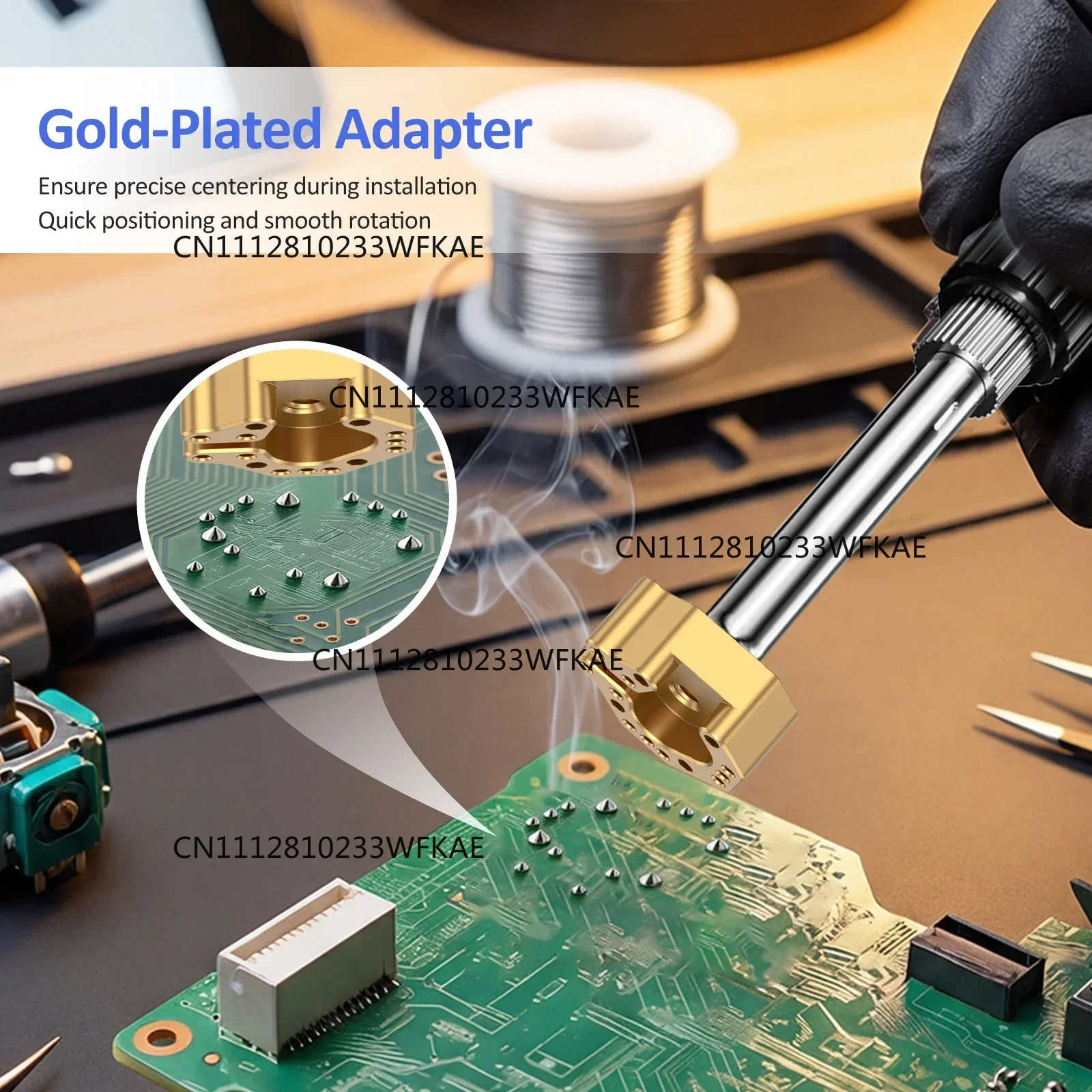 1 set for Xbox PS4 PS5 Switch Pro Controller Joystick Removal Repair Tool Joystick Soldering Iron Tip Heating Mold view 6