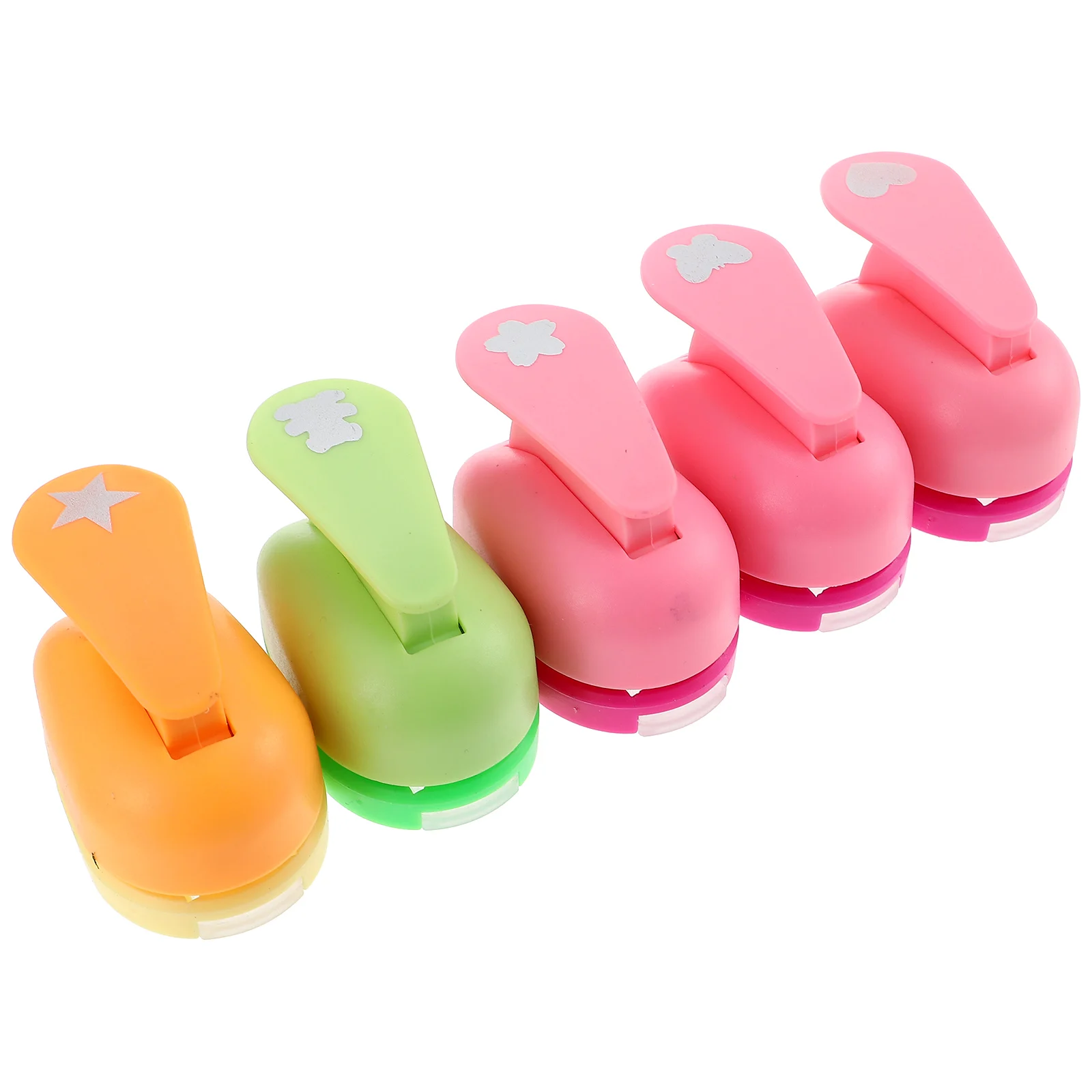 5 قطعة خرامة الورق المحمولة متعددة الوظائف DIY ملحق مقبض مريح للحرف اليدوية والمشروعات الفنية خرامة الورق #6