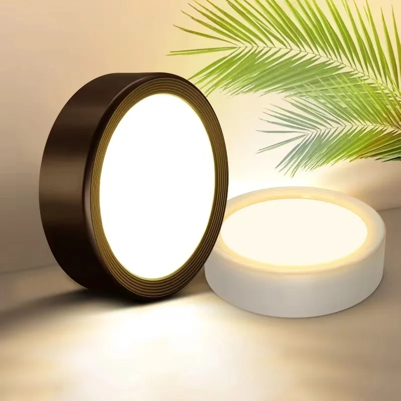 LED 5W 7W 12W 15W 18W Ultra-thin Downlight Round Surface mounted Ceiling Light Household Hallway Spotlight AC220V
