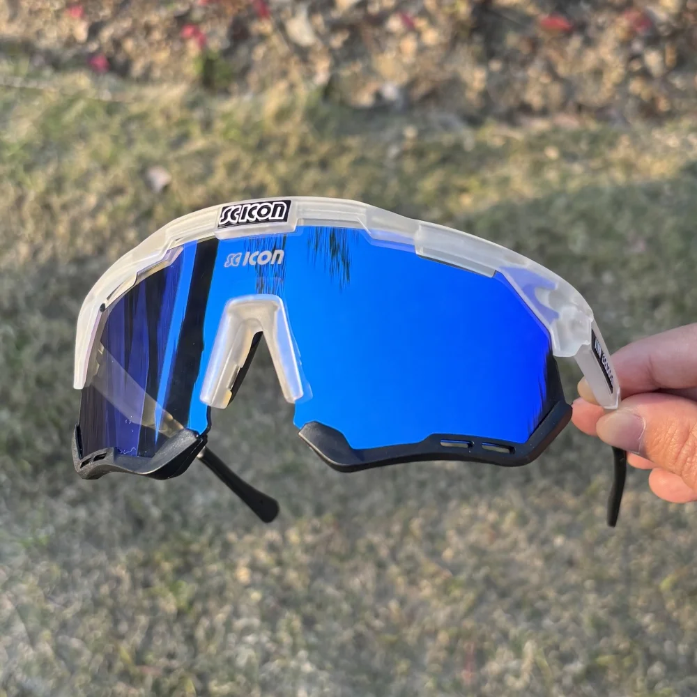 SCICON Photochrome Fahrradbrille Outdoor-Sportsonnenbrille Herren MTB-Fahrradbrille Damen Straßen-Mountainbike-Brille – Detail 16