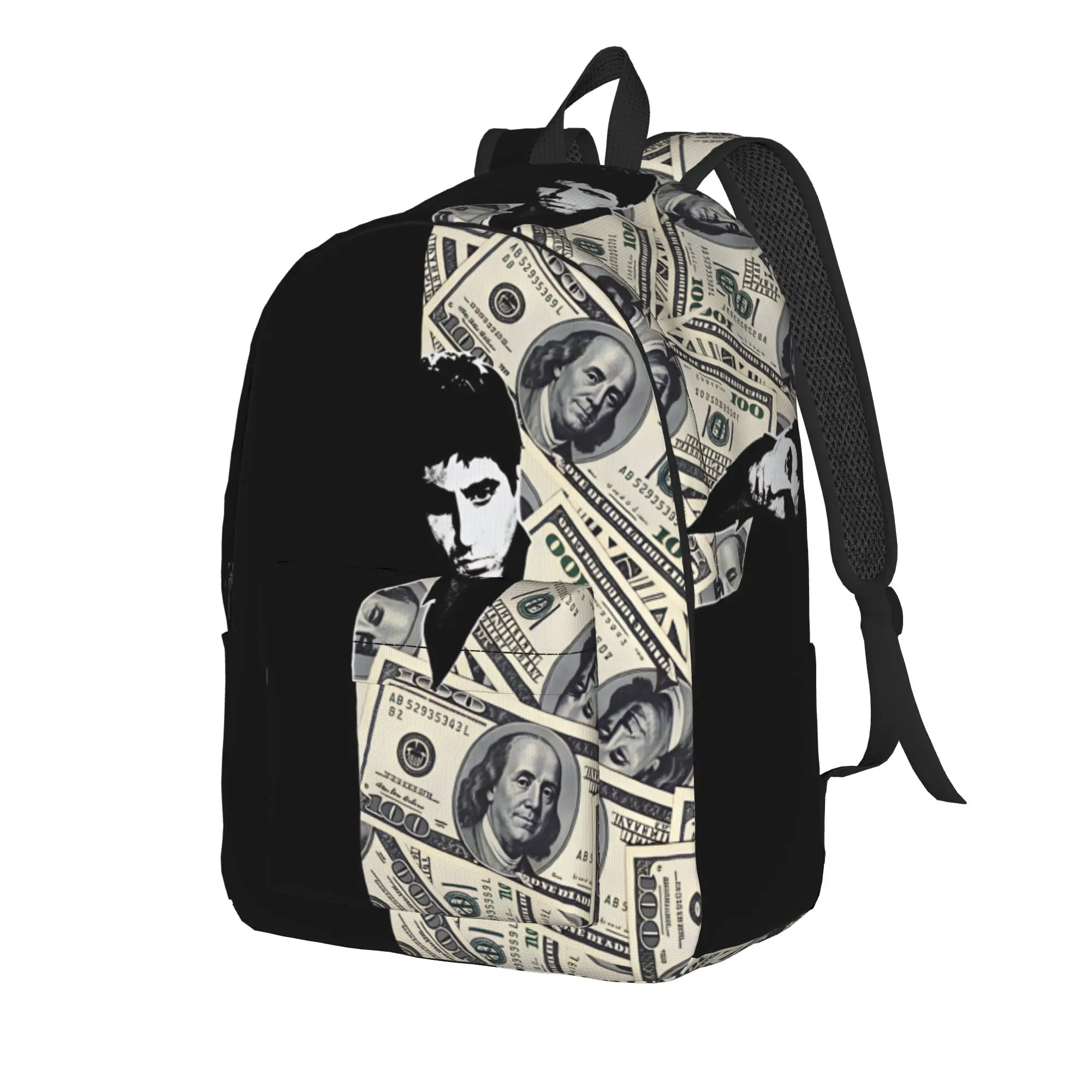 Scarface Backpack  Kawaii Backpacks Youth Hiking Breathable High School Bags Designer Rucksack