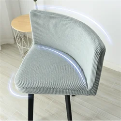 Cheap 1 Pieces Special Size Chair Cover Polar Fleece Fabric Chair Covers Oval Seat Case For Dining Room And Home