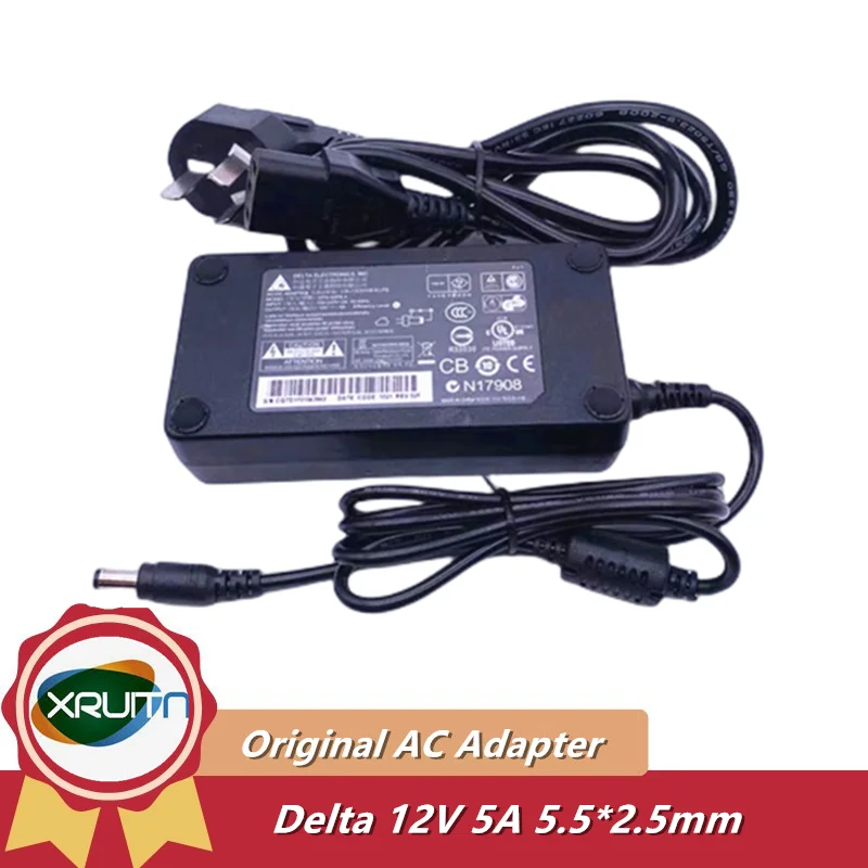 Genuine Delta DPS-60PB A 12V 5A 60W AC Adapter 5.5x2.5mm DPS-60PB F LCD LED Monitor Power Supply Charger