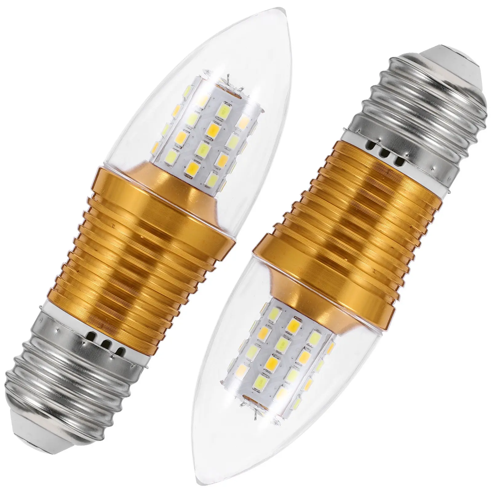 2Pcs Smart Dimming LED Light Bulb 9W Multi-Color Changing Small Screw Bulb Energy Saving for Home Office Restaurant