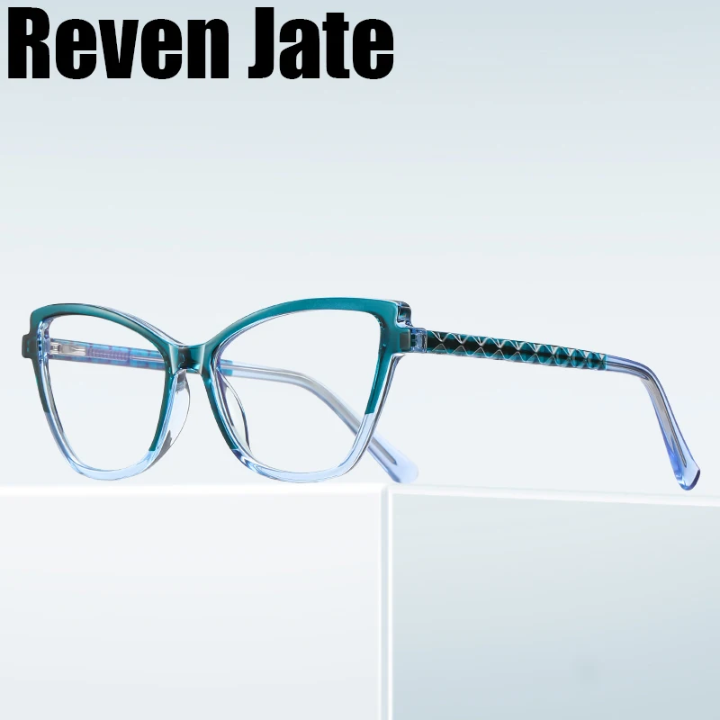 Reven 2130 Anti Blue Light Glasses Fashion Jelly Color Eyewear Office Computer Goggles Blue Ray Blocking Glasses Vision Care