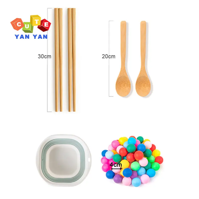 Kids Adult Group Outdoor Games Sports Toy Chopsticks Dribble Ball Team Building Multi-play Fun Interactive Catch The Balls Props