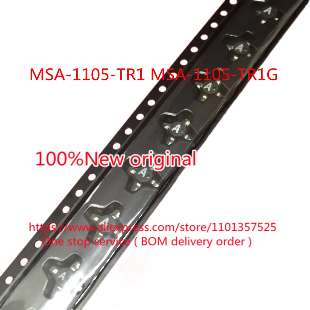 [5pcs-10pcs]100%New; MSA-1105-TR1 MSA-1105-TR1G Mark: A / A11 - IC AMP ISM 50MHZ-1.3GHZ 05 PLAST