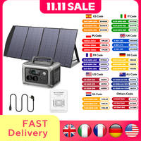ALLPOWERS R600 Solar Generator with SolarPanel (Optional), 600W 299Wh LiFePO4 Portable Power Station with Solar Charger for Camp