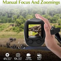 Search Full Darkness 300m Monocular Night Vision Device 1080P HD Infrared Camera 5X Digital Light Zoom Hunting Telescope Outdoor