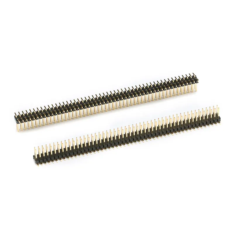 10PCS 1.27mm Strip Double Row Male Pin Header Connector 1.27 SMD SMT Pinheader Socket 2*3/4/5/6/7/8/10/12/15/20/40/50P