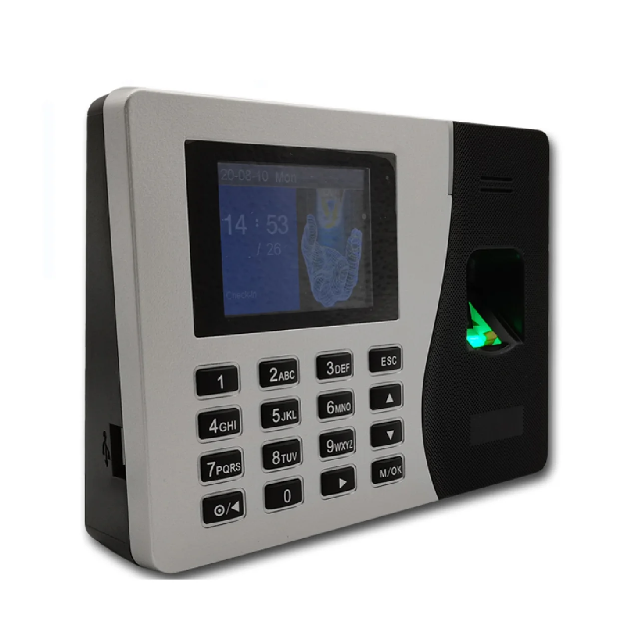 Biometric Time & Attendance System with USB TCP/IP Freeware & SDK Fingerprint Employee Logger Clock