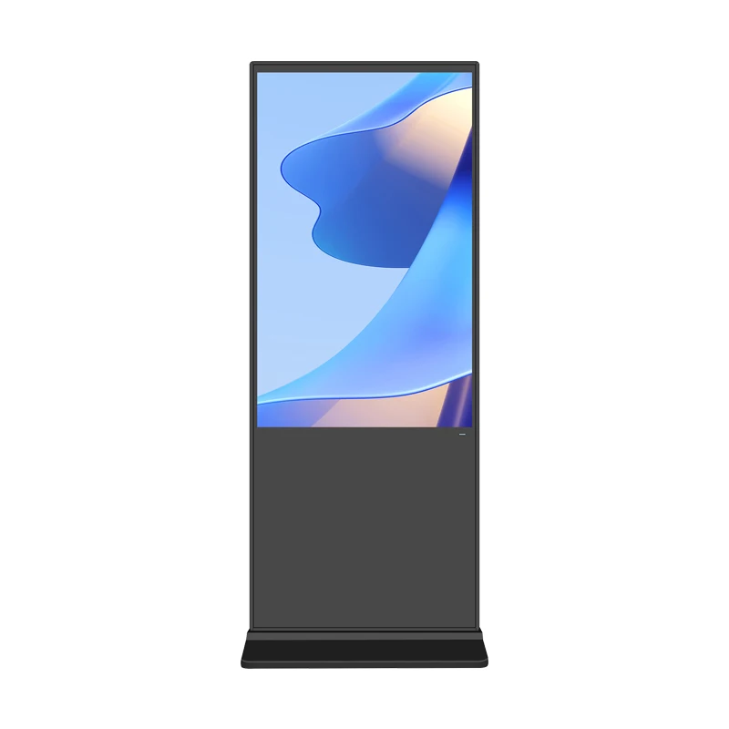 Chiosco touch screen a infrarossi verticale personalizzabile per pubblicità interna in hotel, aeroporti e spazi commerciali