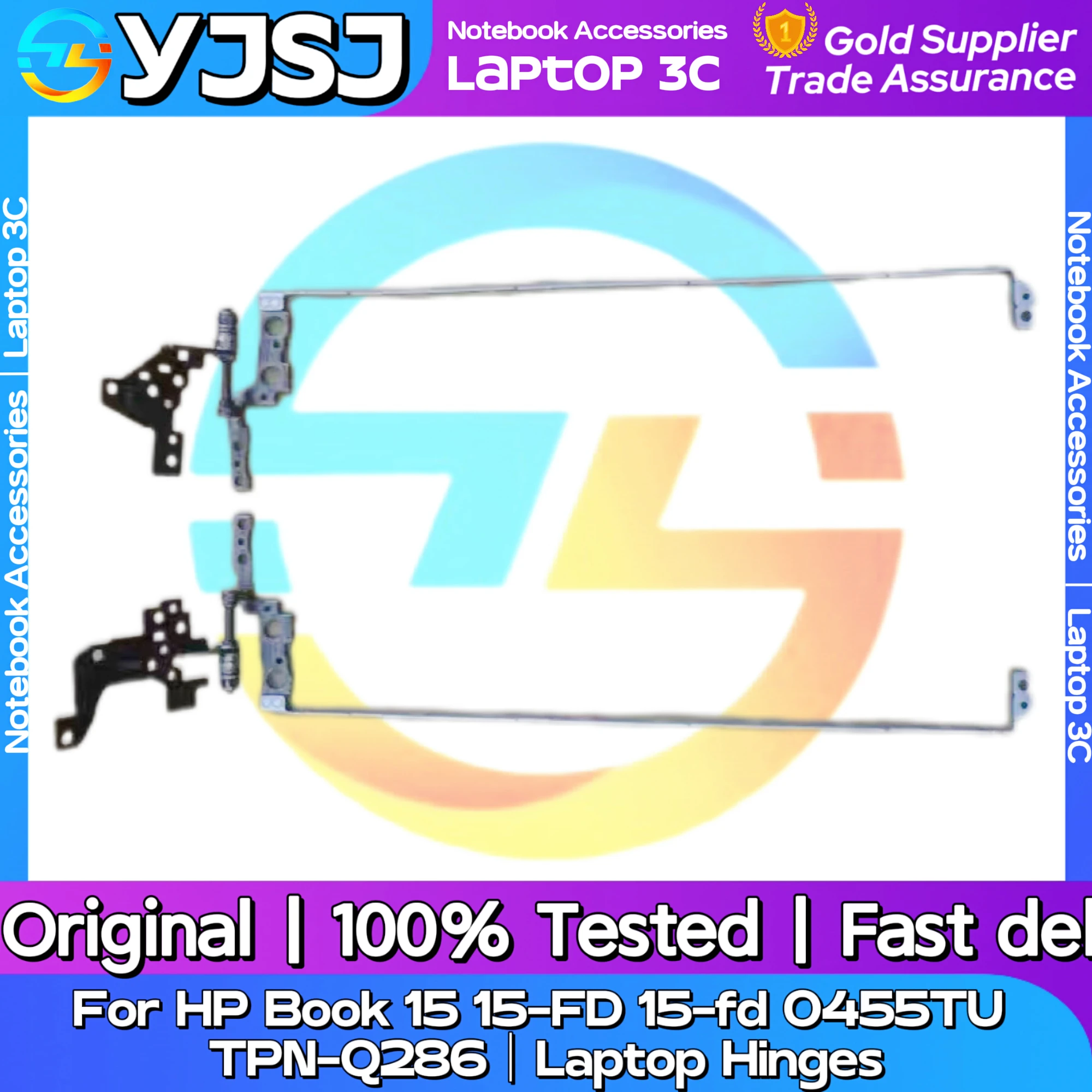 

New Original Laptop Notebook Hinges For HP Book 15 15-FD 15-fd0455TU TPN-Q286 built-in left and right Hinges LCD Screen Hinge