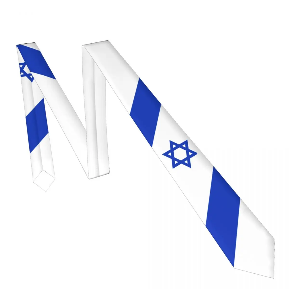 Israel Bandeira Israelita País Homens Mulheres Pescoço Gravatas Casual Xadrez Tie Ternos Fino Casamento Festa Gravata Negócios Gravatas