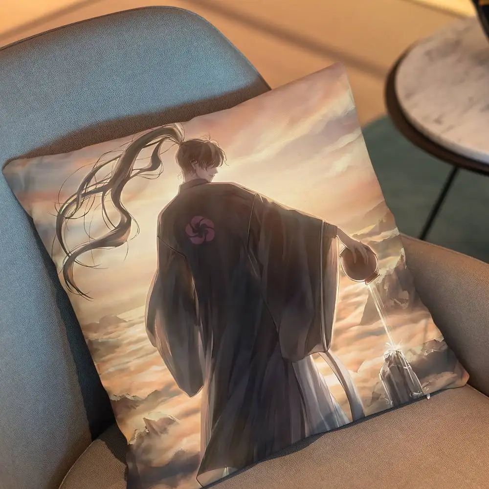 Return of the Blossoming Blade Print Throw Pillow Cover Square Cushion Case for Living Room Bedroom Decor