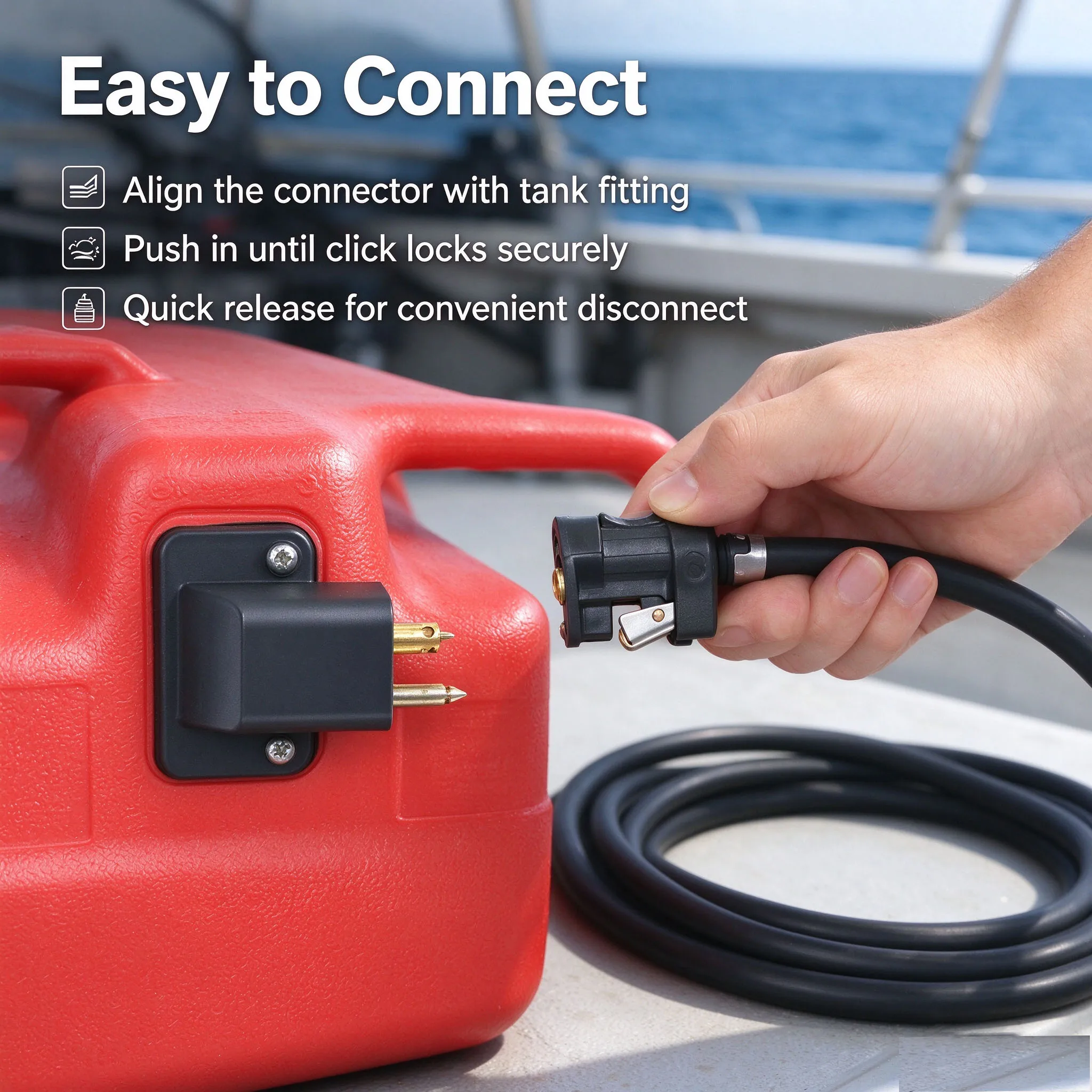 1 Set 5/16“ 8mm  Fuel Line Kit For Yamaha Jet Ski Outboard Motor Fuel Hose Assembly Primer Bulb Quick Connect Marine Boat Parts