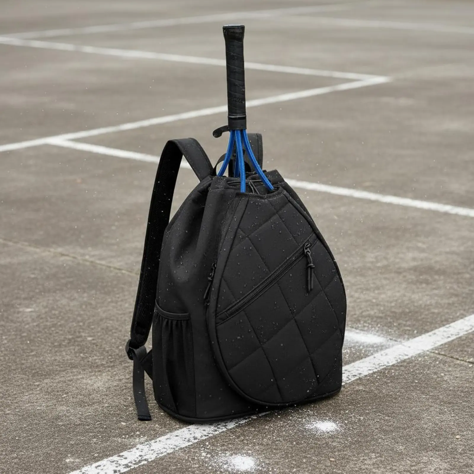 

Pickleball Paddle Bag Shoe Compartment Badminton Racket Bag Tennis Backpack Large Capacity Sports Gear Tear Resistant for Travel