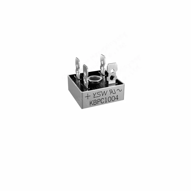 Diode de pont redresseur, paquet KBPC1004 KBPC, 10A400V, 10 pièces