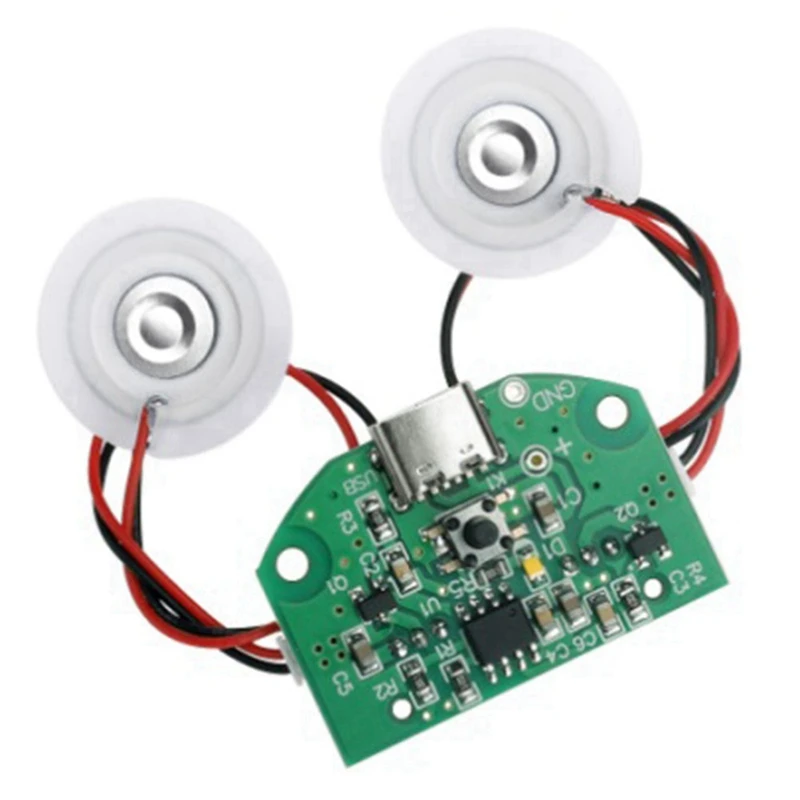 2X المزدوج رذاذ الانحلال وحدة USB المرطب القيادة لوحة دوائر كهربائية الانحلال المعدات التجريبية بالموجات فوق الصوتية صديقة للبيئة