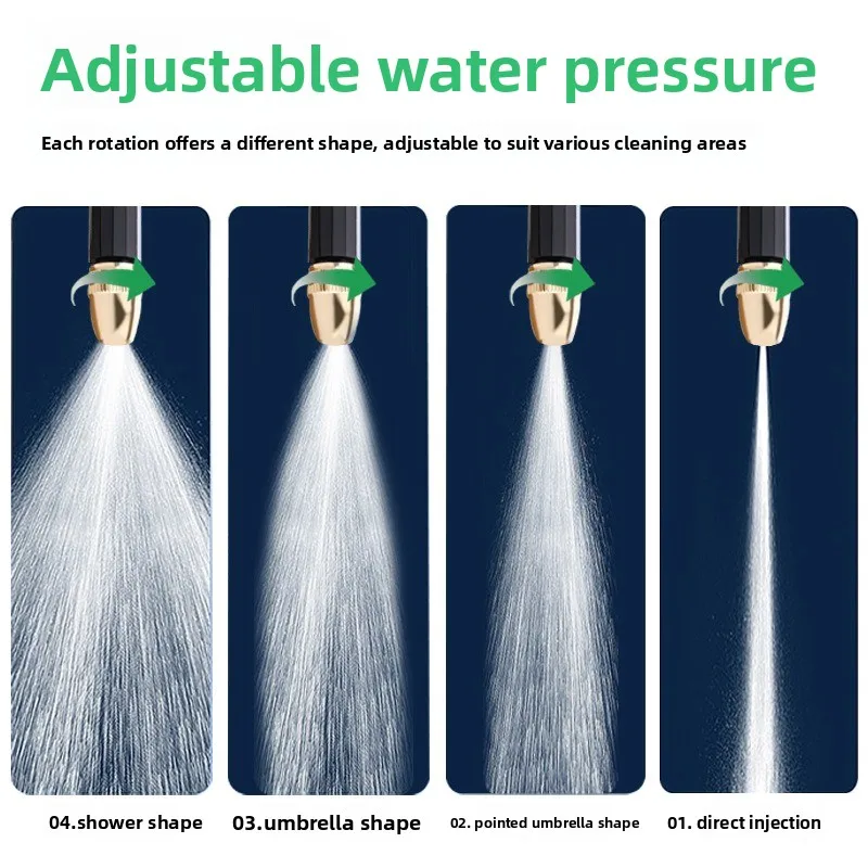 High Pressure Metal Water Gun Car Wash Spray Nozzle Household Garden Irrigation Washing Tool