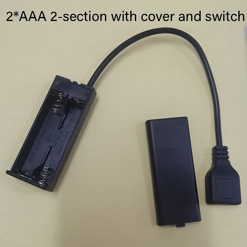1PCS Tragbare AA/AAA/18650 USB Direkt Lade Fall 2/3/4/6/8 abschnitte USB Batterie Ladegerät Box Mit Deckel Und Schalter Weibliche USB – Detail 9