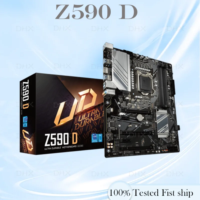 Ultra Durable ATX Full PCIe 4.0* Design For GIGABYTE Z590 D Motherboard with Direct 12+1 Phases Digital VRM 100% Tested OK