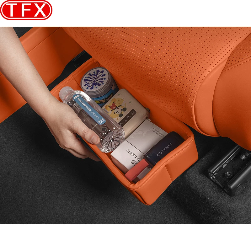 For Lynk&co 900 2025 Car Styling Under-Seat Compartments Storage Box Under The Seat Interior  Items Box Modification Accessories