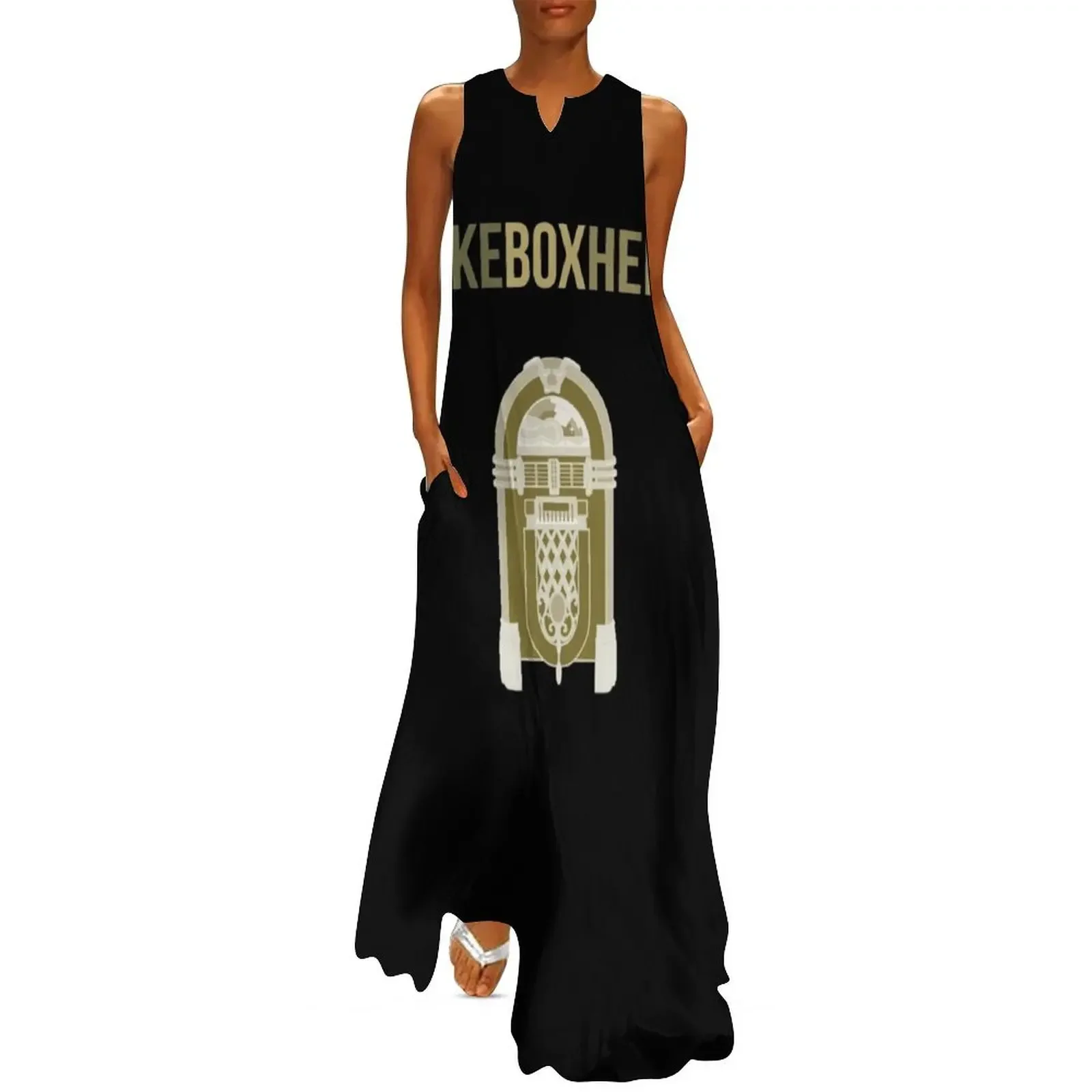 

Juke Box Hero Long Dress Dress vintage evening dress ladies Womens dresses Women's summer
