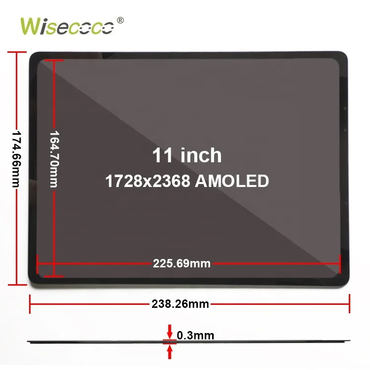 11 Inch 2K Resolution Touch Screen IPS HD Display Android Lvds Tablet Wide Panel Capacitive Self