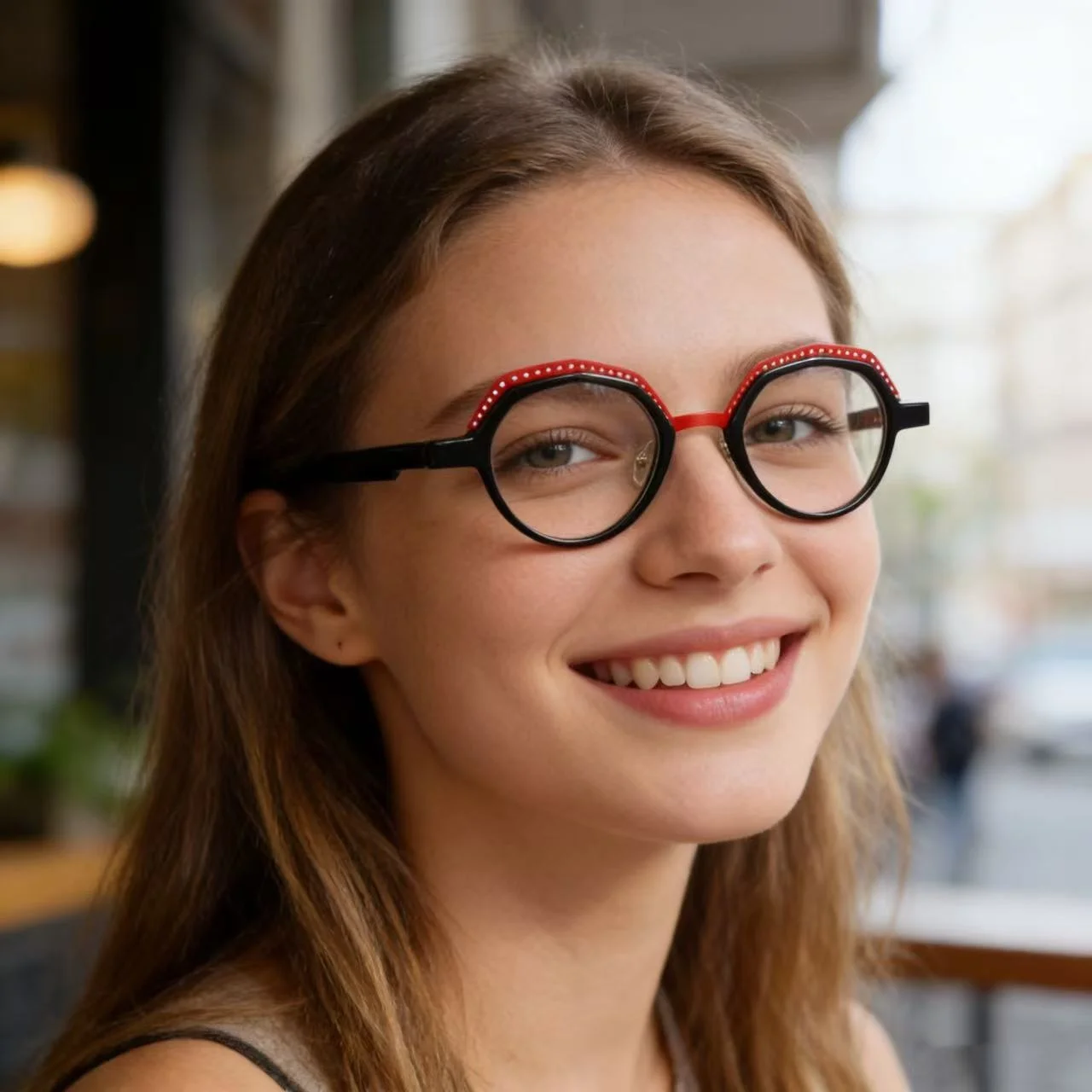 Europe and America Trend Glasses Women Round Acetate Eyeglasses Frame Computer Optical Glasses Sheet Spectacles Good quality