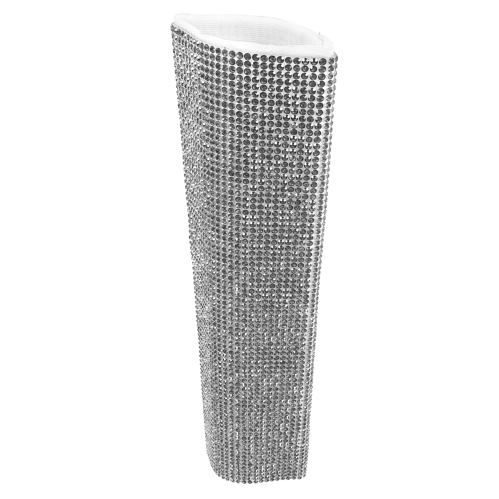 

Microphone Diamond Cover Rhinestone Handle Red Color Glitter Protective Sleeve Sturdy Useful Decorative Mic Accessory