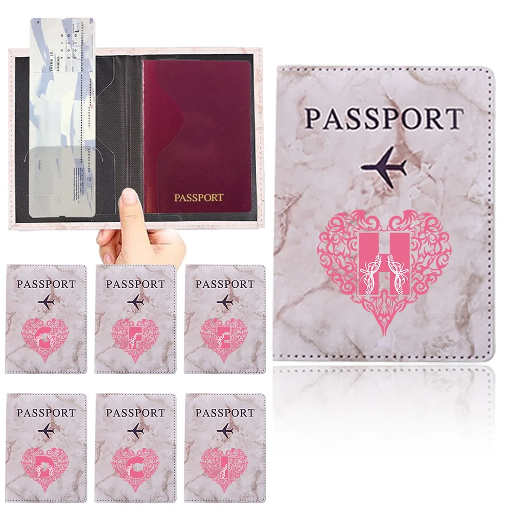 Passport Holder Retro Design Passport Bag Portable Air Ticket Love Letter Series Business Card Storage Cover Certificate Bags
