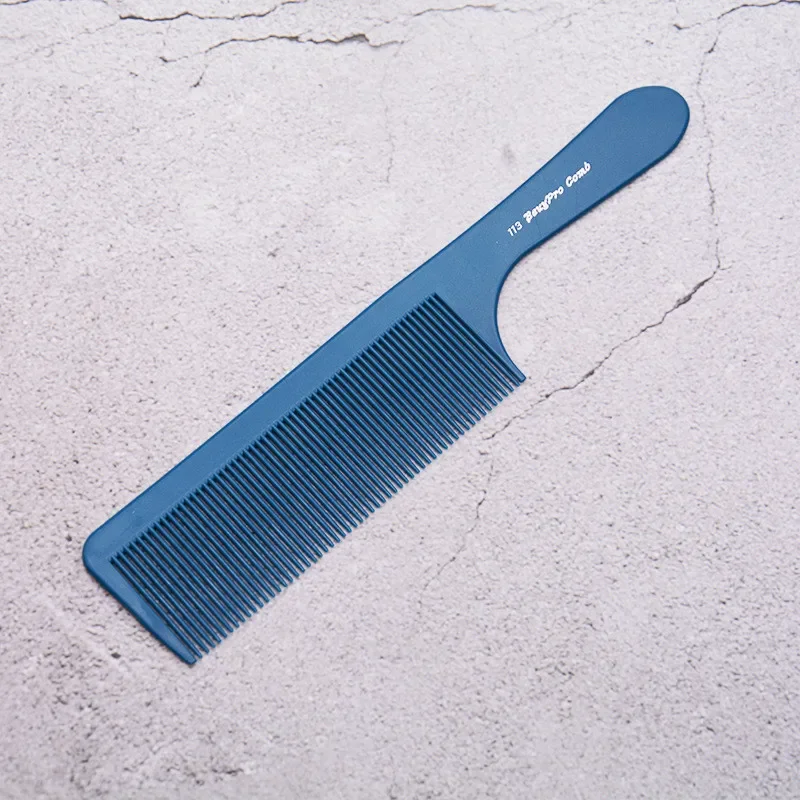 Professionelle Haar Schneiden Kamm Anti-statische Flach Kopf Cutter Kamm Breite Zahn Haarschnitt Pinsel Salon Barber Haar Clipper Zubehör
