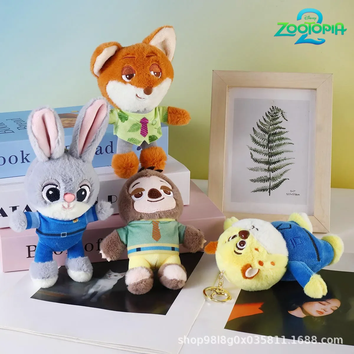 

Новая плюшевая игрушка-брелок Disney Zootopia Джуди и Ник, милый кулон для сумки, подвеска для рюкзака, подарок на день рождения для детей