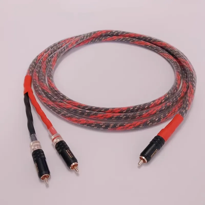 

Western Electric HIFI RCA to 2rca Audio Cable Subwoofer Y Cable RCA 1 Male to 2 Male Audio Cable for Speaker DVD TV Amplifier