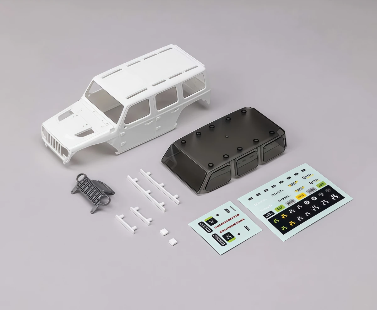 Axial AXI-3303 Unpainted ABS Hard Body Kit 1/30 SCX30 Wrangler JLU RC Mini Crawler Body Shell