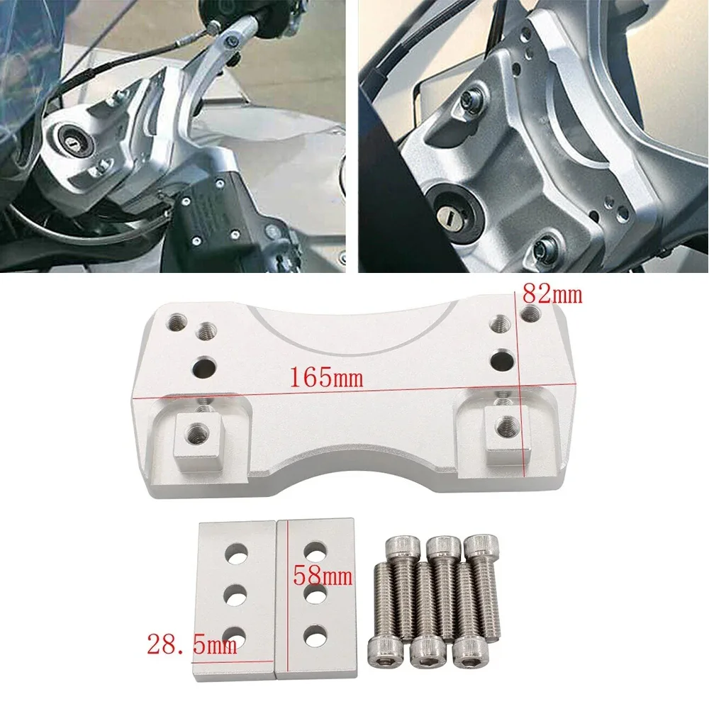 

For BMW K1200GT K1200 GT K1300GT k1300 GT K 1200 1300 GT Motorcycle CNC Handle bar Clamp Handlebar Riser Adapter Accessories