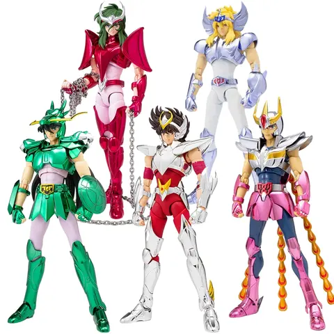19 cm Saint Seiya Animefigurer Myth Cloth EX Pegasus Dragon Shiryu Hyoga Cygnus Phoenix Ikki Actionfigur Samling Modellleksak 12 best sales myt tyg ikki - №11