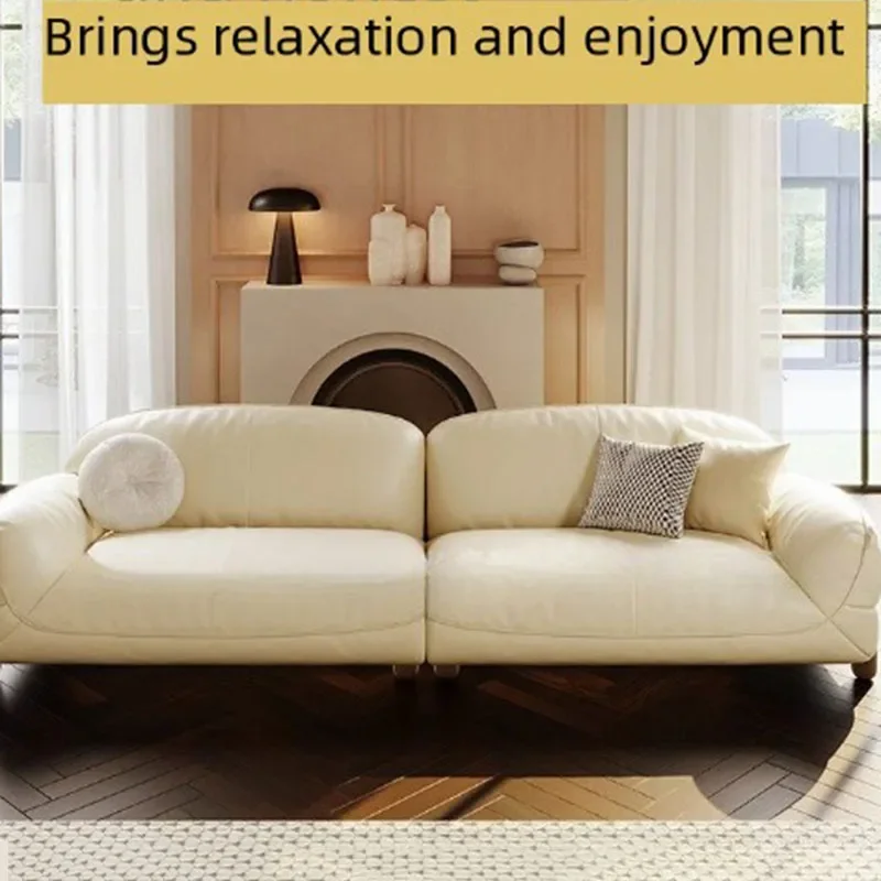 

Balcony European Sofas Luxury Leather Italian Nordic Daybed Big Sofas Lazy Armchair Modern Designer Muebles Trendy Furniture