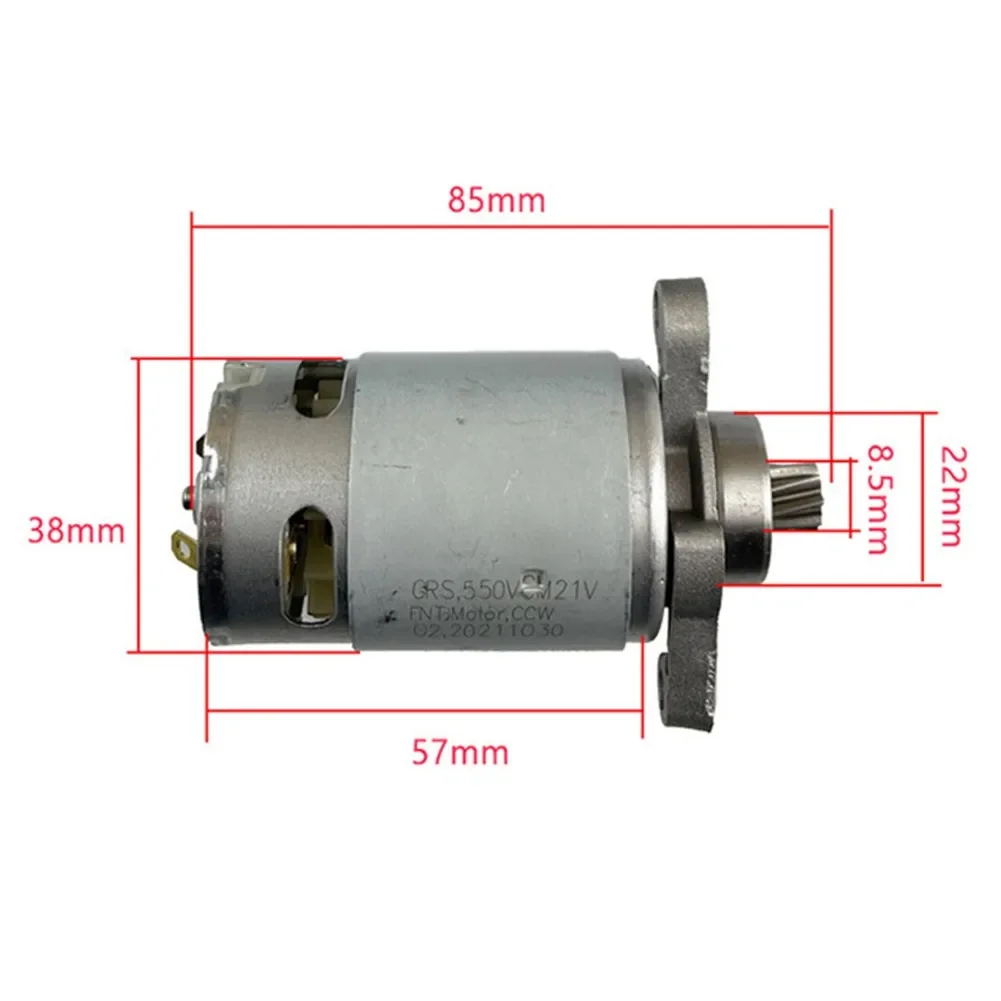 

21 В 8-зубчатый двигатель сабельной пилы, электрический двигатель сабельной пилы, двигатель типа 550 для перезаряжаемой сабельной пилы, электроинструменты